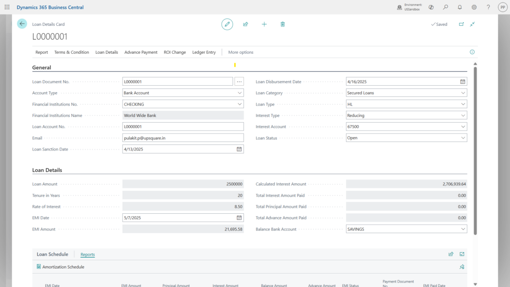 End-to-End Loan Management